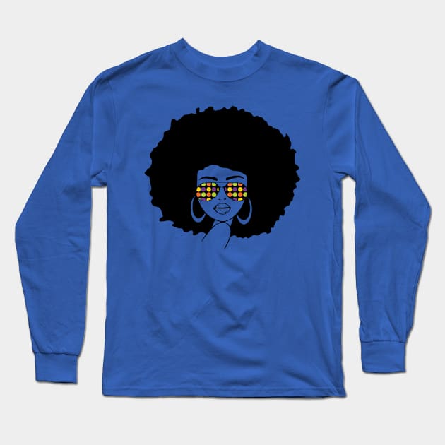 african girl Long Sleeve T-Shirt by B&C Fashion